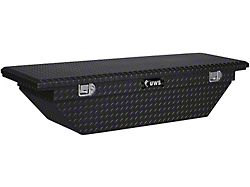 UWS 63-Inch Aluminum Low Profile Angled Crossover Tool Box; Gloss Black (15-24 Canyon)