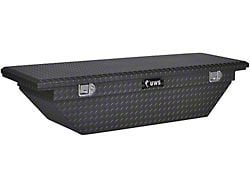 UWS 63-Inch Aluminum Low Profile Angled Crossover Tool Box; Matte Black (15-25 Canyon)