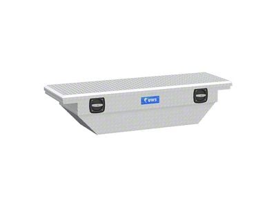 UWS 63-Inch Aluminum Low Profile Secure Lock Tool Box; Bright (15-24 Canyon)