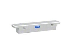 UWS 63-Inch Aluminum Low Profile Slim-Line Crossover Tool Box; Bright (15-25 Canyon)