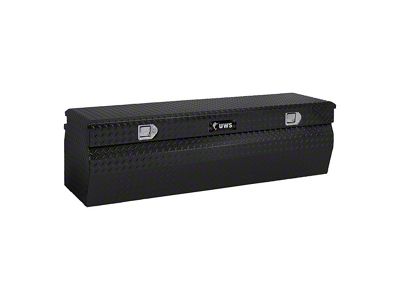 UWS 42-Inch Aluminum Wedge Utility Chest Tool Box; Gloss Black (15-22 Colorado)