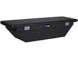 UWS 63-Inch Aluminum Low Profile Angled Crossover Tool Box; Gloss Black (15-24 Colorado)