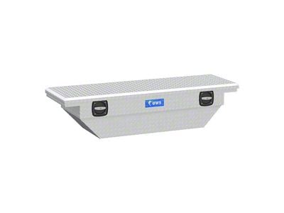 UWS 63-Inch Aluminum Low Profile Secure Lock Tool Box; Bright (15-24 Colorado)