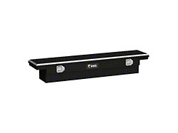 UWS 63-Inch Aluminum Low Profile Slim-Line Tool Box; Gloss Black (15-24 Colorado)