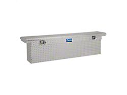 UWS 72-Inch Aluminum Deep Slim Low Profile Crossover Tool Box; Bright (99-25 F-250 Super Duty)