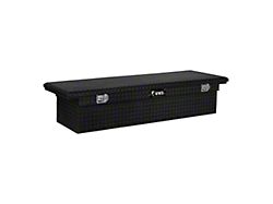 UWS 72-Inch Aluminum Low Profile Crossover Tool Box; Gloss Black (99-25 F-250 Super Duty)