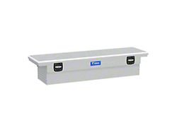 UWS 72-Inch Aluminum Low Profile Secure Lock Crossover Tool Box; Bright (99-25 F-250 Super Duty)