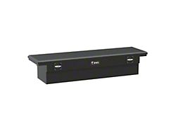 UWS 72-Inch Aluminum Low Profile Secure Lock Tool Box; Matte Black (99-25 F-250 Super Duty)