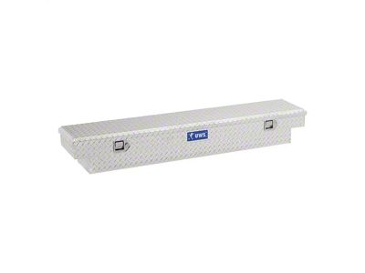 UWS 72-Inch Aluminum Slim-Line Crossover Tool Box; Bright (11-24 F-250 Super Duty)