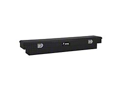 UWS 72-Inch Aluminum Slim-Line Crossover Tool Box; Gloss Black (99-25 F-250 Super Duty)