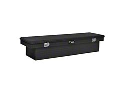 UWS 72-Inch Aluminum Crossover Tool Box; Matte Black (11-24 F-350 Super Duty)