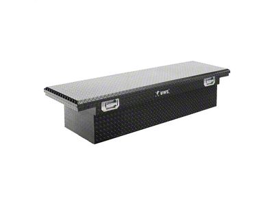 UWS 72-Inch Aluminum Crossover Tool Box with Pull Handles; Gloss Black (02-24 RAM 1500 w/o RAM Box)