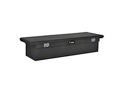 UWS 72-Inch Aluminum Low Profile Crossover Tool Box; Matte Black (94-25 RAM 1500 w/o RAM Box)