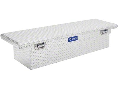 UWS 69-Inch Aluminum Crossover Tool Box with Pull Handles; Bright (10-18 RAM 2500 w/o RAM Box)