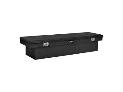 UWS 72-Inch Aluminum Crossover Tool Box; Matte Black (94-24 RAM 2500 w/o RAM Box)