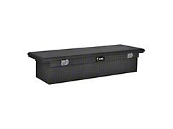 UWS 72-Inch Aluminum Low Profile Crossover Tool Box; Matte Black (94-24 RAM 3500 w/o RAM Box)