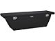 UWS 69-Inch Aluminum Deep Angled Crossover Tool Box; Gloss Black (07-24 Sierra 3500 HD)