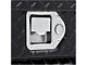UWS 69-Inch Aluminum Low Profile Crossover Tool Box; Gloss Black (07-24 Sierra 3500 HD)