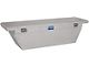 UWS 69-Inch Aluminum Deep Angled Crossover Tool Box; Bright (07-24 Silverado 2500 HD)