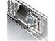UWS 69-Inch Aluminum Low Profile Angled Crossover Tool Box; Bright (07-24 Silverado 2500 HD)