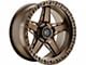 V-Rock Off-Road Wheels Raid Satin Bronze 6-Lug Wheel; 17x9; 0mm Offset (99-06 Sierra 1500)