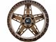 V-Rock Off-Road Wheels Raid Satin Bronze 6-Lug Wheel; 17x9; 0mm Offset (99-06 Sierra 1500)