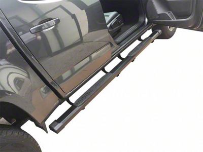 CB1 Style Running Boards; Black (15-22 Colorado Extended Cab)