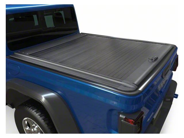 Retractable Tonneau Cover; Black (15-22 Colorado)