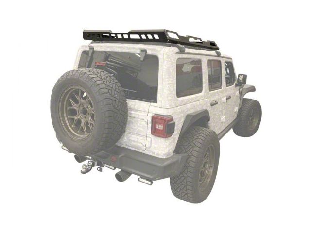 Endurance Roof Rack with LED Lights; Black (09-20 F-150)