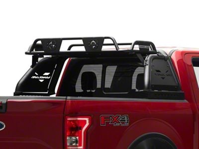 Raven Roll Bar; Black (04-25 F-150 Styleside)