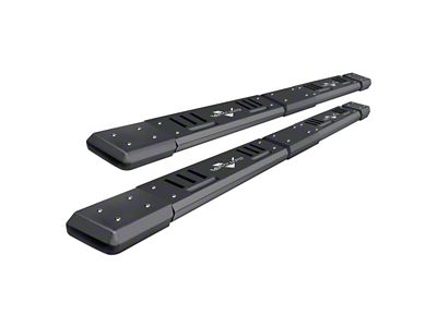 Optimus Side Step Bars; Black (10-24 RAM 2500 Crew Cab)