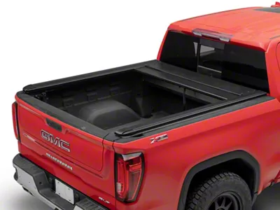 Retractable Tonneau Cover; Black (19-25 Sierra 1500 w/ 5.80-Foot Short Box)