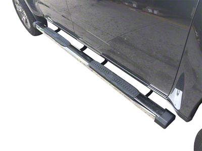 CB1 Side Step Bars; Stainless Steel (07-18 Silverado 1500 Crew Cab)