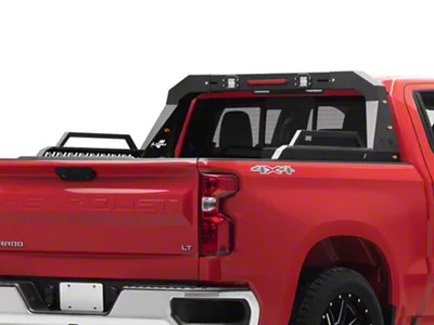 Delta Roll Bar; Black (07-25 Silverado 1500)