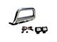 Bull Bar with 2.50-Inch LED Cube Lights; Stainless Steel (07-14 Silverado 2500 HD)
