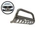 Classic Bull Bar with Skid Plate; Stainless Steel (15-20 Tahoe)