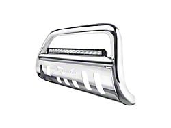 Bull Bar with 20-Inch LED Light Bar; Stainless Steel (14-18 Silverado 1500)