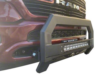 Vantage Bull Bar with 22-Inch LED Light Bar; Black (14-18 Silverado 1500)