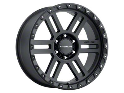 Vision Off-Road Manx 2 Satin Black 6-Lug Wheel; 18x9; -12mm Offset (07-13 Sierra 1500)