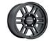 Vision Off-Road Manx 2 Overland Satin Black 6-Lug Wheel; 17x9; -12mm Offset (07-13 Sierra 1500)