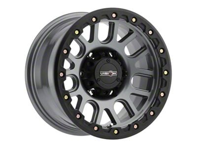 Vision Off-Road Nemesis Gunmetal 6-Lug Wheel; 17x9; -12mm Offset (07-13 Silverado 1500)