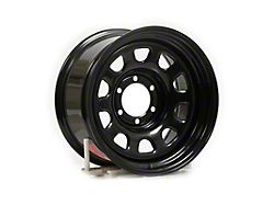 Vision Off-Road D Window Gloss Black 6-Lug Wheel; 17x9; -12mm Offset (14-18 Sierra 1500)