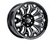 Vision Off-Road Armor Gloss Black Milled 6-Lug Wheel; 18x9; -12mm Offset (99-06 Silverado 1500)