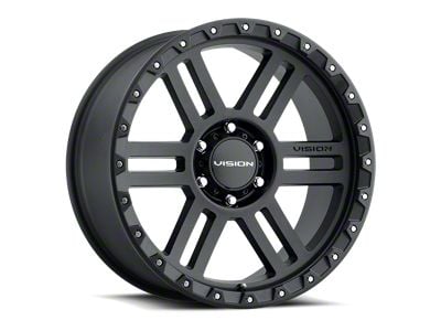 Vision Off-Road Manx 2 Satin Black 8-Lug Wheel; 17x9; 12mm Offset (01-06 Sierra 2500 HD)