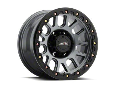 Vision Off-Road Nemesis Gunmetal 8-Lug Wheel; 17x9; -12mm Offset (01-06 Sierra 2500 HD)