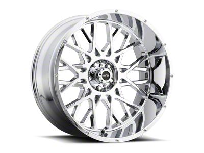 Vision Off-Road Rocker Chrome 8-Lug Wheel; 20x10; -25mm Offset (01-06 Sierra 2500 HD)