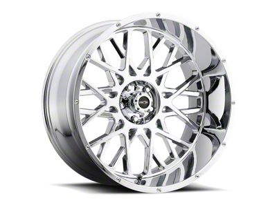 Vision Off-Road Rocker Chrome 8-Lug Wheel; 20x12; -51mm Offset (01-06 Sierra 2500 HD)