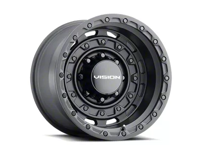 Vision Off-Road Tactical Satin Black 8-Lug Wheel; 17x10; -25mm Offset (01-06 Sierra 2500 HD)