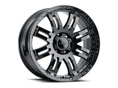 Vision Off-Road Warrior Gloss Black 8-Lug Wheel; 18x8.5; 18mm Offset (01-06 Sierra 2500 HD)