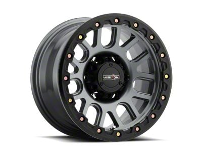 Vision Off-Road Nemesis Gunmetal 8-Lug Wheel; 17x9; -12mm Offset (01-06 Sierra 3500 HD SRW)